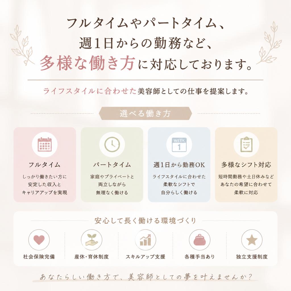 自由な働き方を実現！ライフスタイルに合わせた仕事