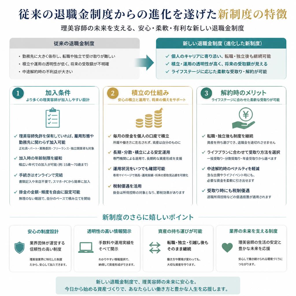 3. 新しい退職金制度の特徴