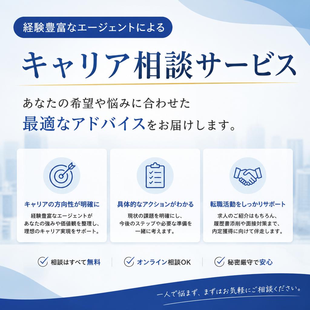 あなた専用のキャリア相談