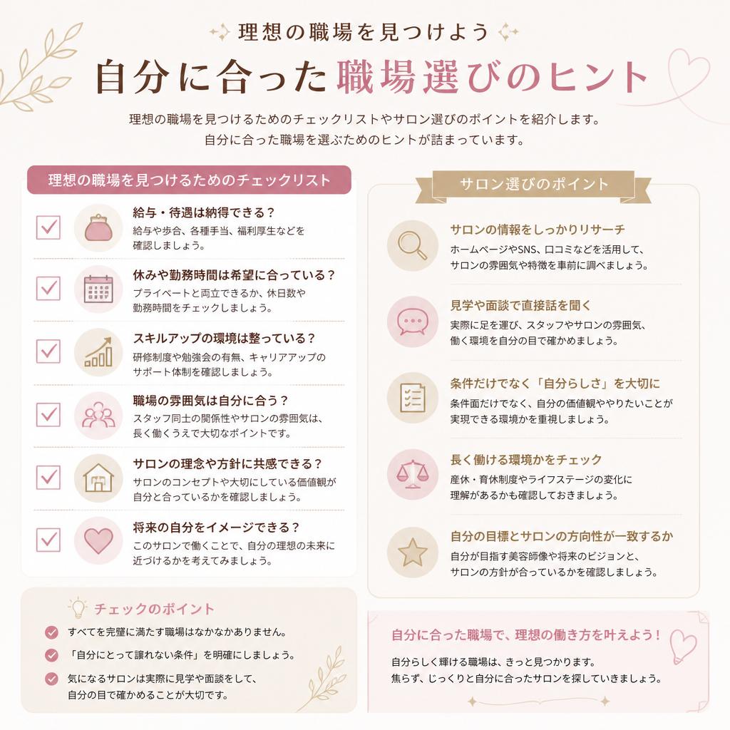 成功するサロン選びのポイント