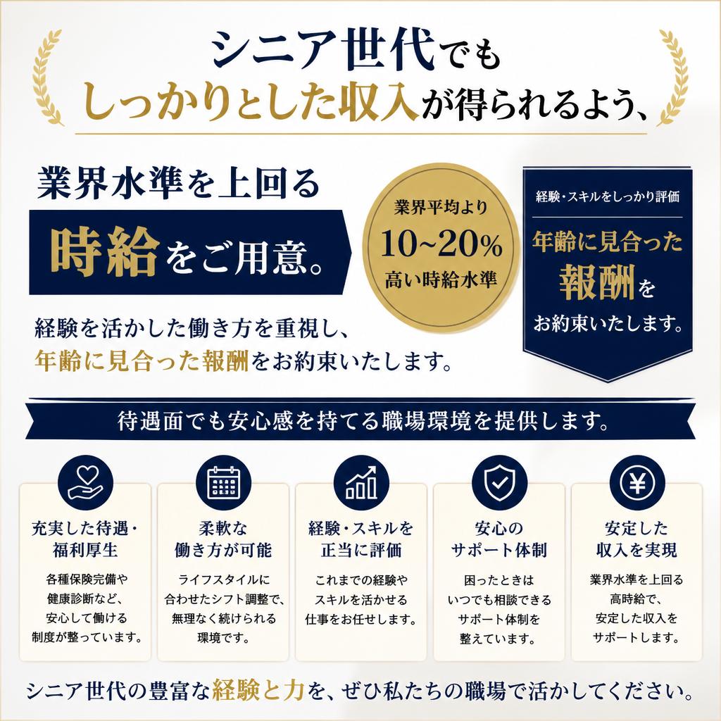 時給や待遇について