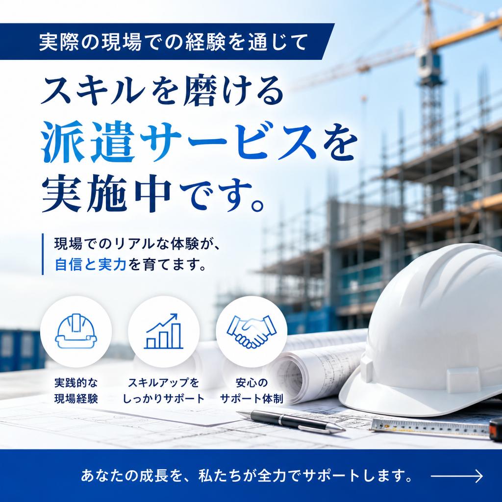 経験値アップのための現場派遣