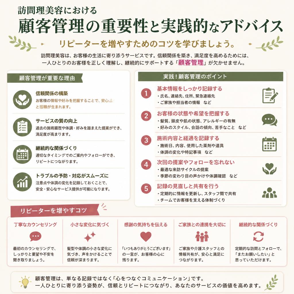 顧客管理のポイント